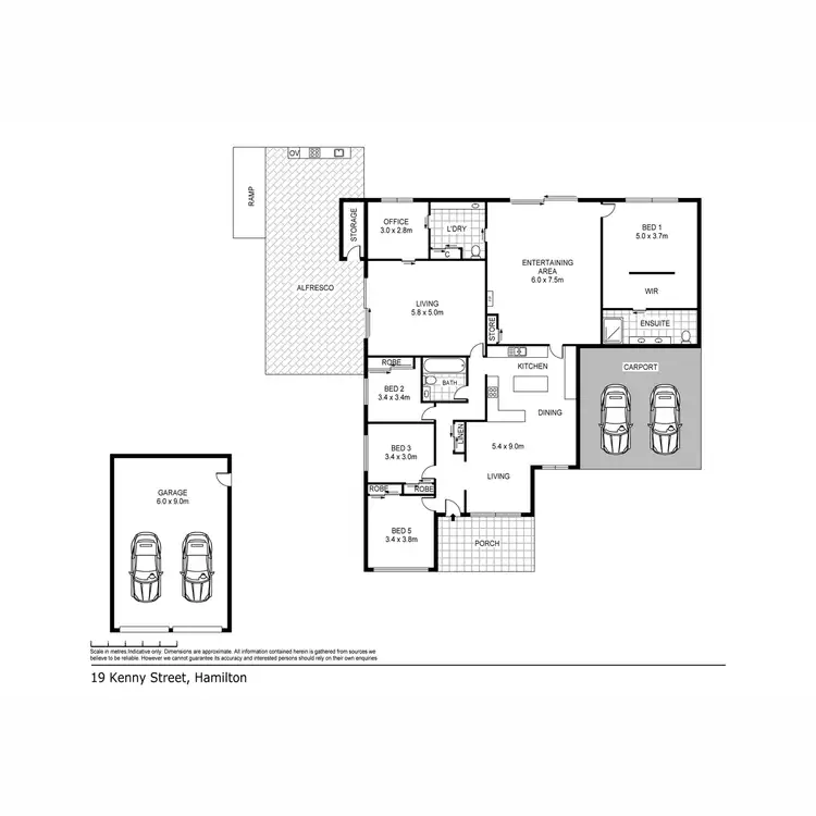 Floorplan of Homely house listing, 19 Kenny Street, Hamilton VIC 3300
