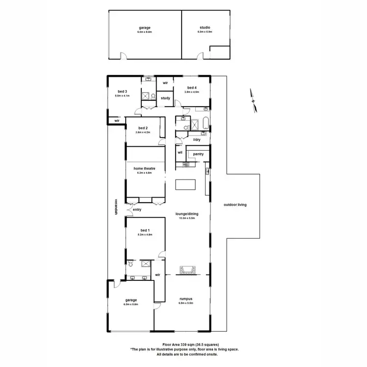 Floorplan of Homely house listing, 201 Ure Road, Gembrook VIC 3783