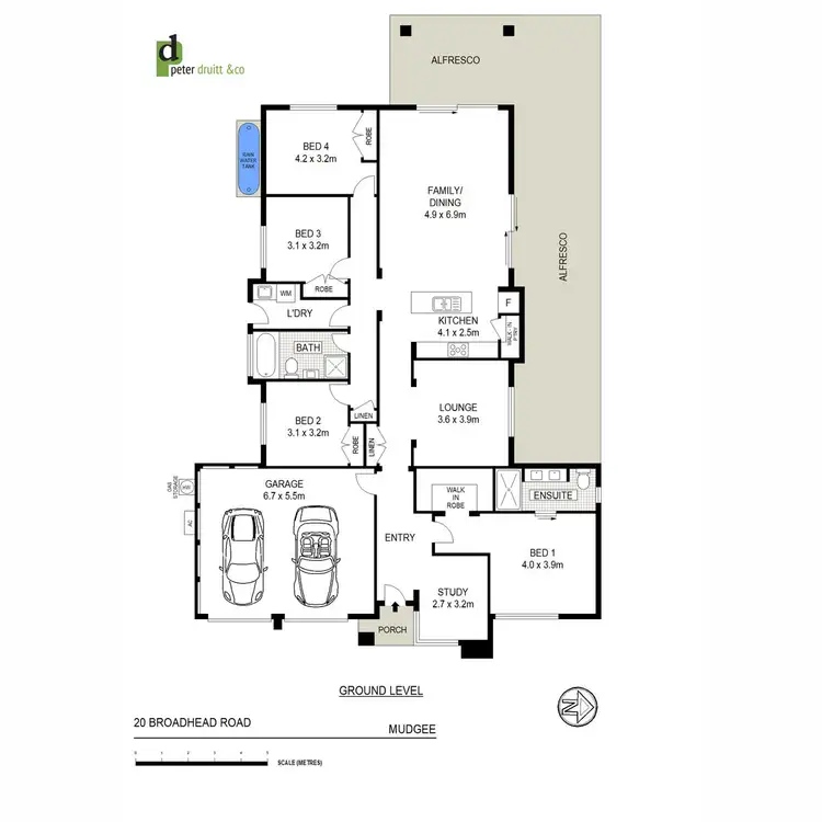 Floorplan of Homely house listing, 20 Broadhead Road, Mudgee NSW 2850