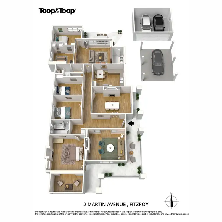 Floorplan of Homely house listing, 2 Martin Avenue, Fitzroy SA 5082