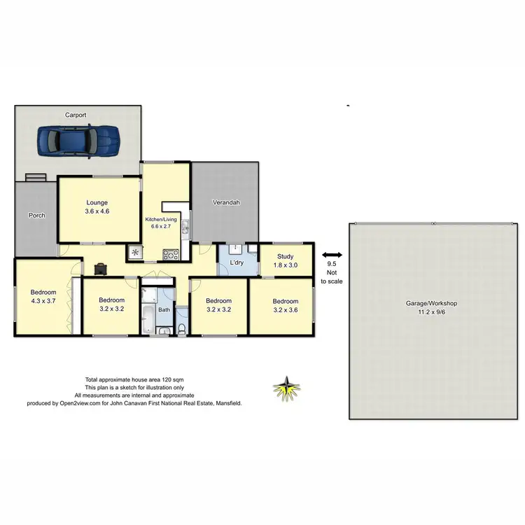 Floorplan of Homely house listing, 31 Elvins Street, Mansfield VIC 3722