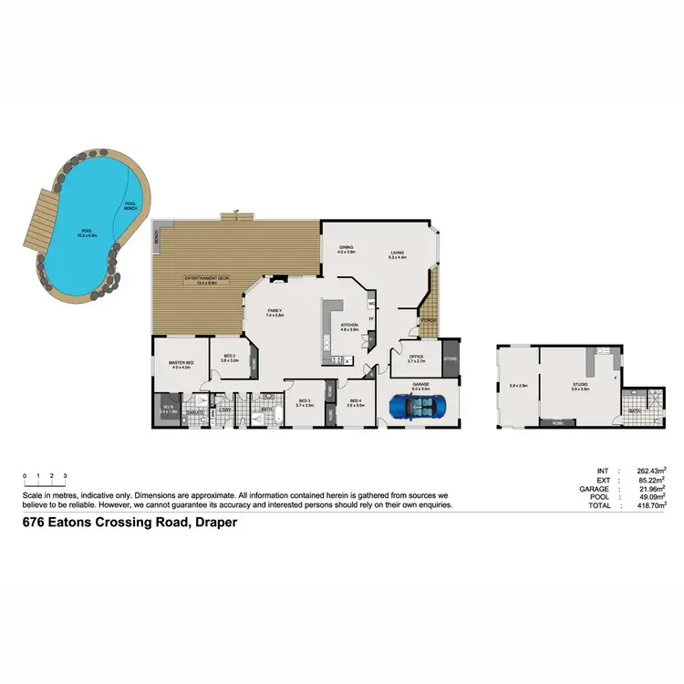 Floorplan of Homely house listing, 676 Eatons Crossing Road, Draper QLD 4520