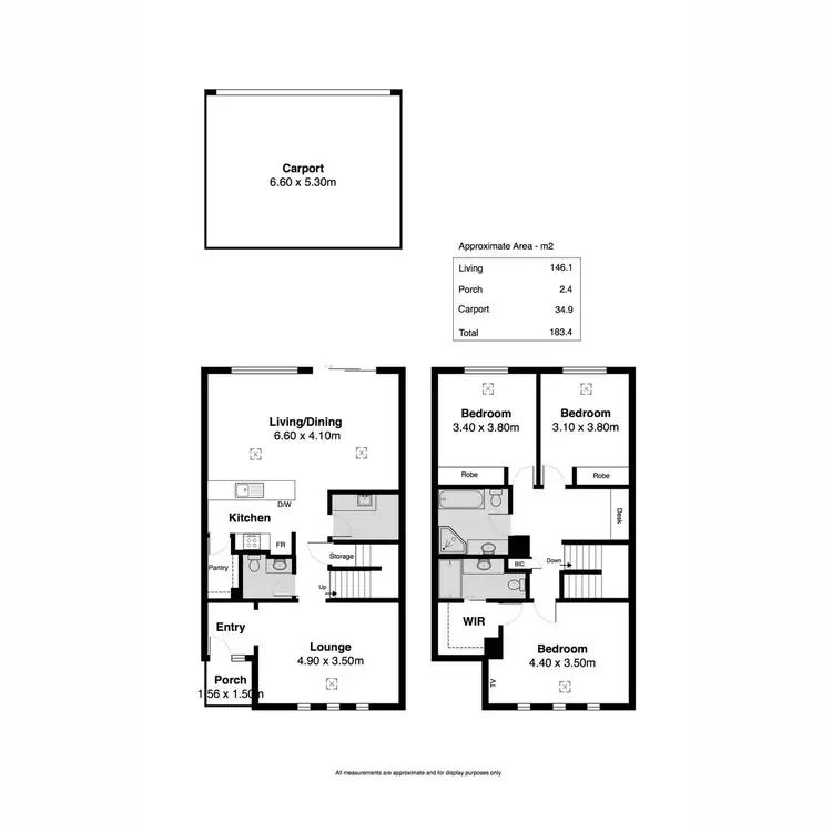 Floorplan of Homely townhouse listing, 3/56 Atlantis Avenue, Seaford Meadows SA 5169