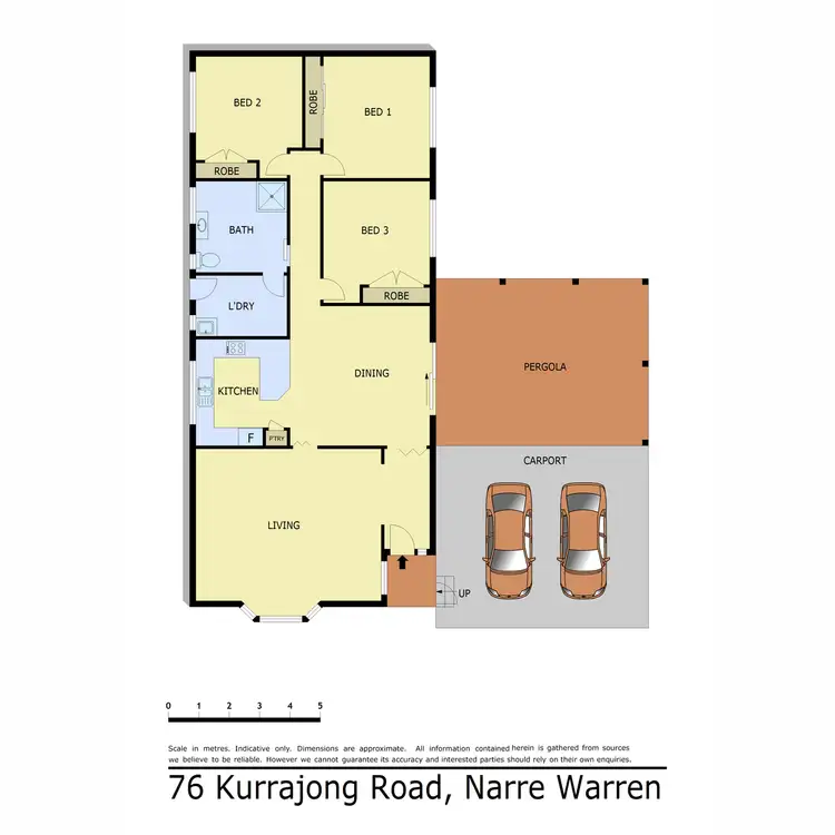 Floorplan of Homely house listing, 76 Kurrajong Road, Narre Warren VIC 3805