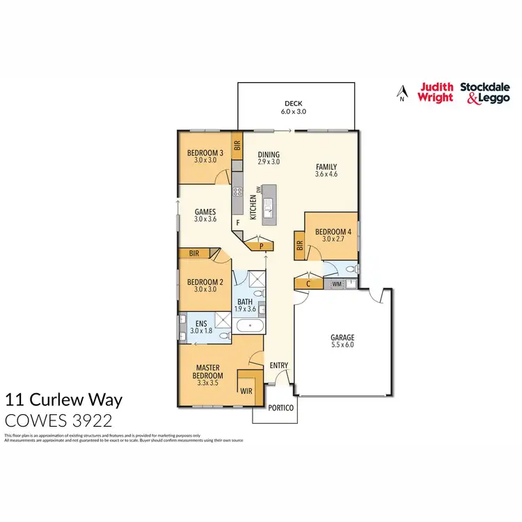 Floorplan of Homely house listing, 11 Curlew Way, Cowes VIC 3922