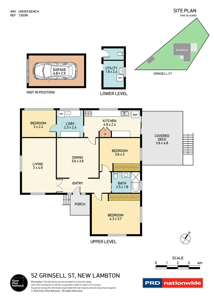 Floorplan of Homely house listing, 52 Grinsell Street, New Lambton NSW 2305