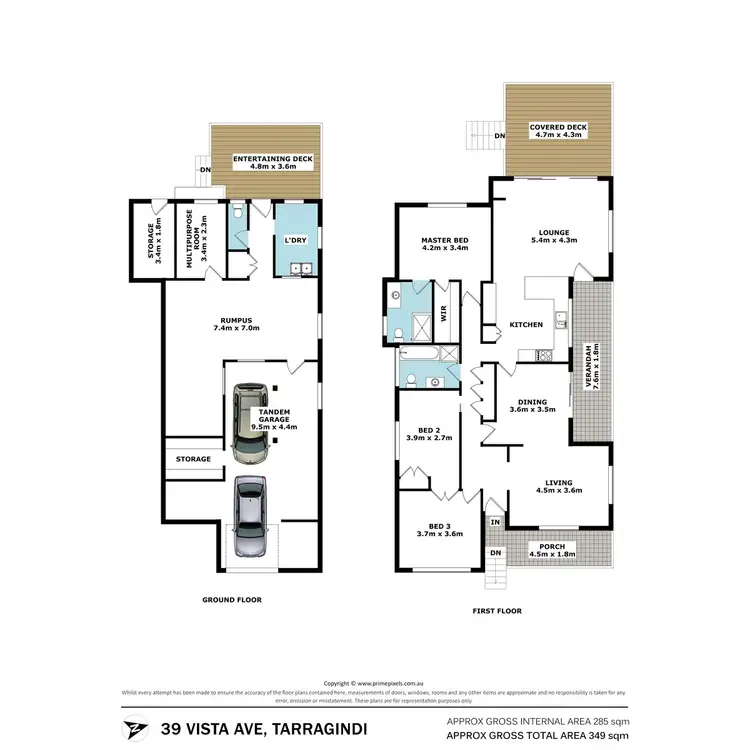 Floorplan of Homely house listing, 39 Vista Avenue, Tarragindi QLD 4121