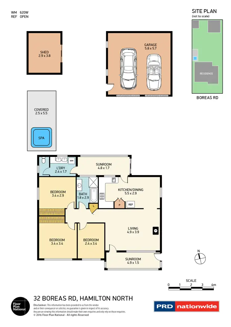 Floorplan of Homely house listing, 32 Boreas Road, Hamilton North NSW 2292