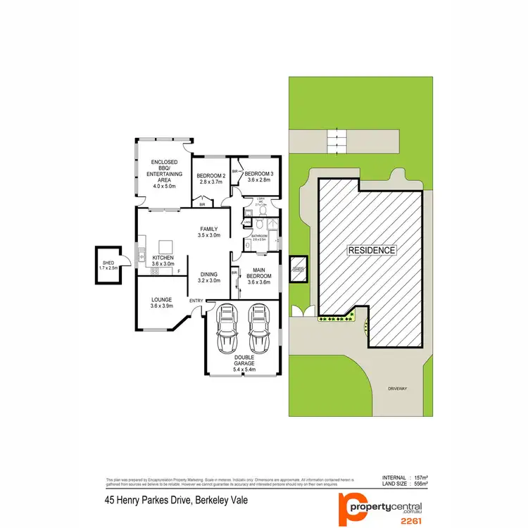 Floorplan of Homely house listing, 45 Henry Parkes Drive, Berkeley Vale NSW 2261