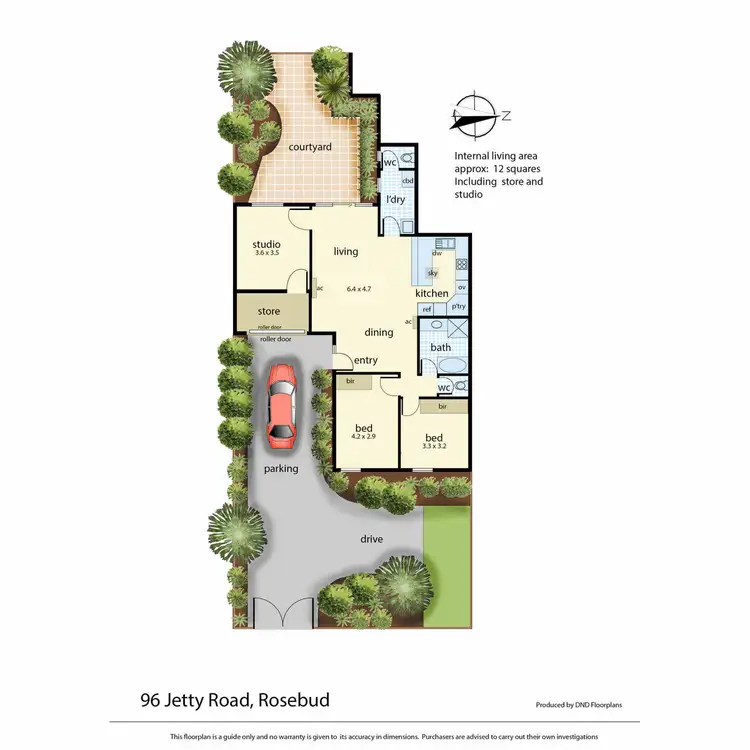 Floorplan of Homely house listing, 2/96 Jetty Road, Rosebud VIC 3939