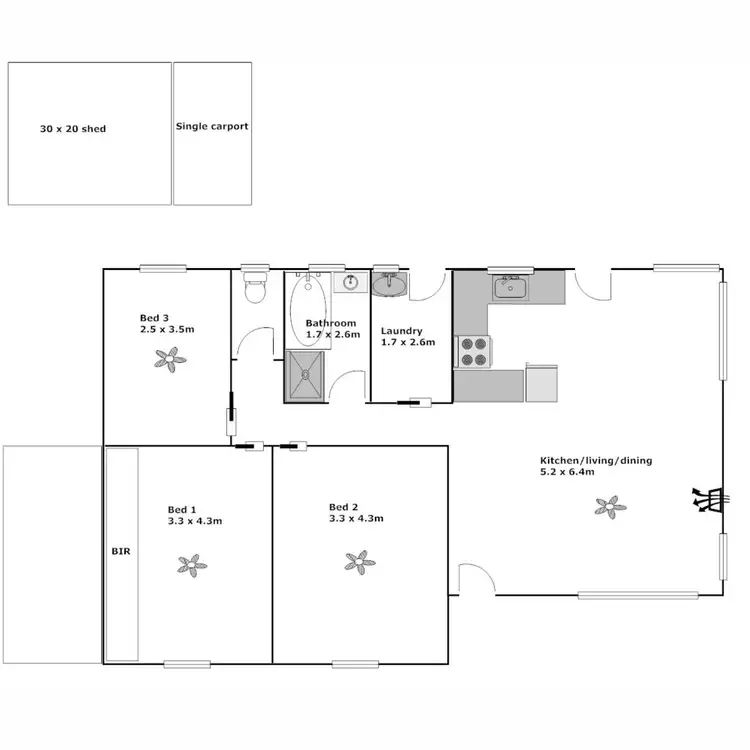 Floorplan of Homely house listing, 15 Stanley Grove, Port Lincoln SA 5606