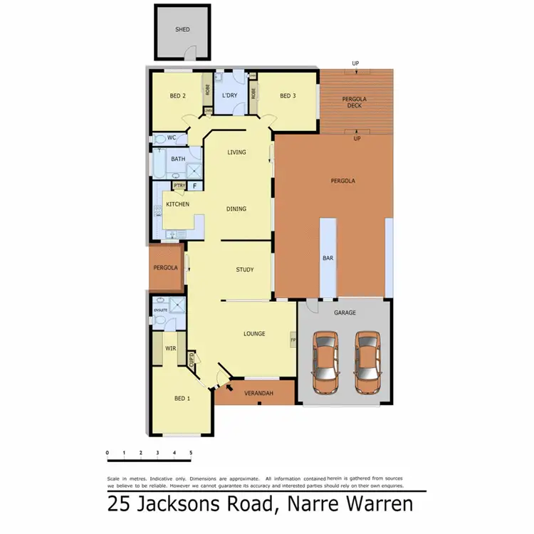 Floorplan of Homely house listing, 25 Jacksons Road, Narre Warren VIC 3805