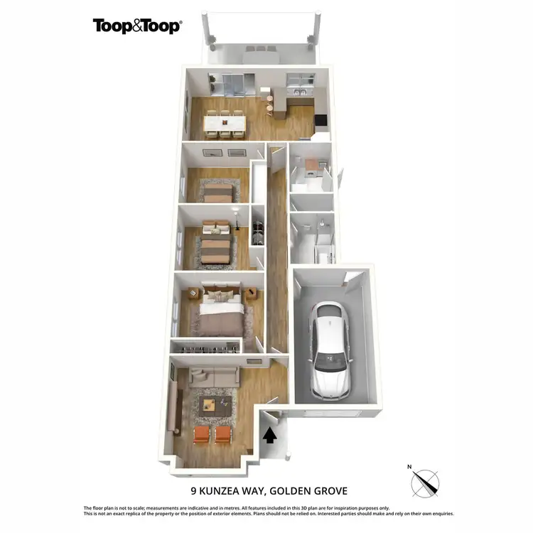 Floorplan of Homely house listing, 9 Kunzea Way, Golden Grove SA 5125