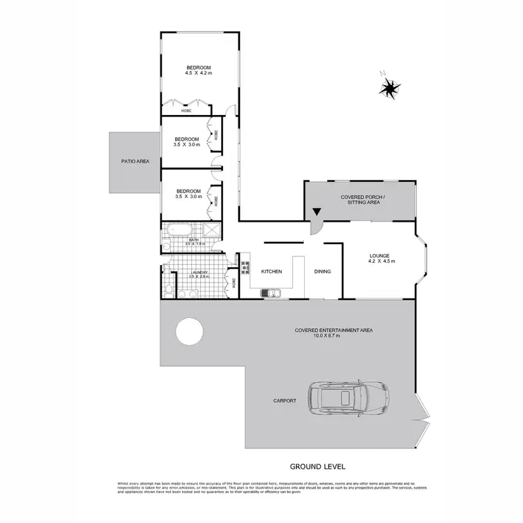 Floorplan of Homely house listing, 45 Kratzke Road, Highfields QLD 4352