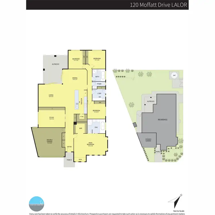 Floorplan of Homely house listing, 120 Moffat Drive, Lalor VIC 3075