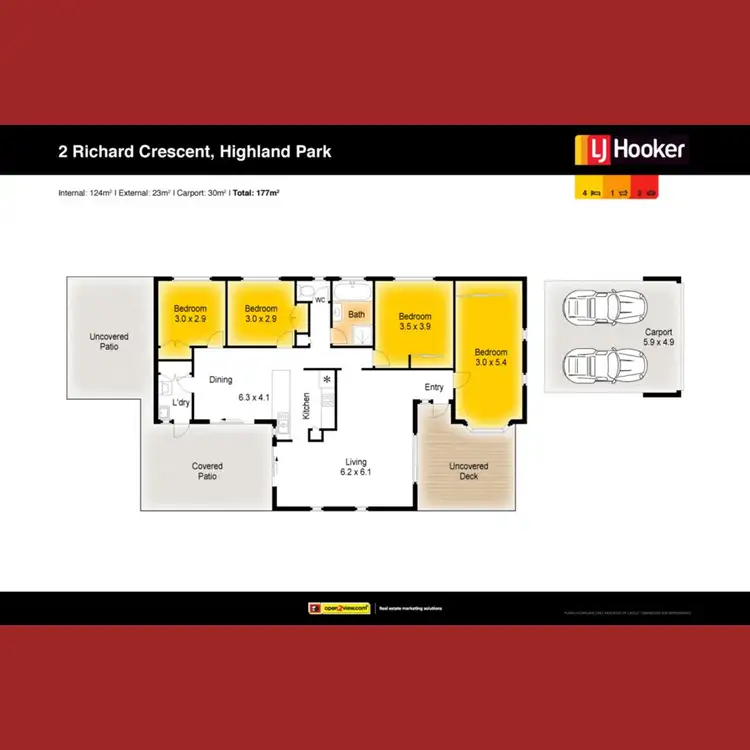 Floorplan of Homely house listing, 2 Richard Crescent, Highland Park QLD 4211