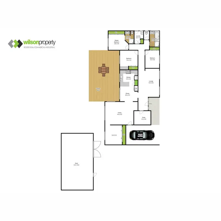 Floorplan of Homely house listing, 1 Mathison Circuit, Churchill VIC 3842