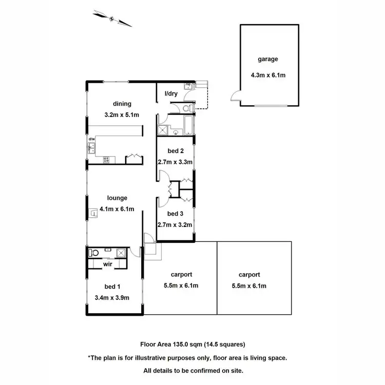 Floorplan of Homely house listing, 5 Mountain Avenue, Emerald VIC 3782