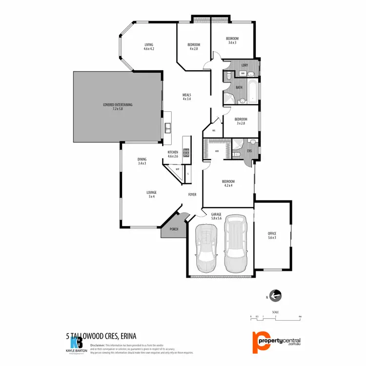 Floorplan of Homely house listing, 5 Tallowood Crescent, Erina NSW 2250