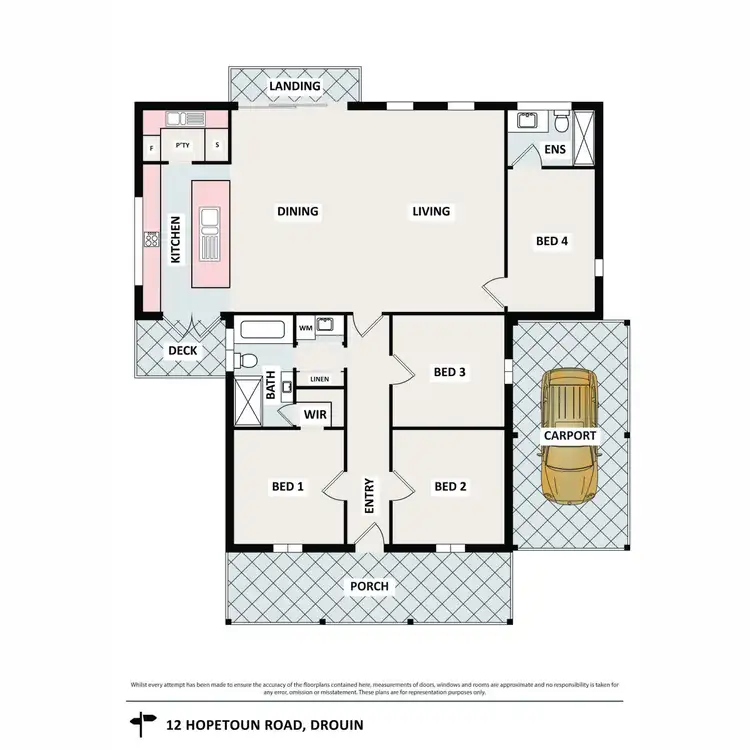 Floorplan of Homely house listing, 12 Hopetoun Road, Drouin VIC 3818