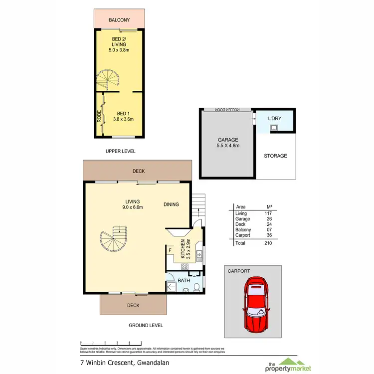 Floorplan of Homely house listing, 7 Winbin Crescent, Gwandalan NSW 2259