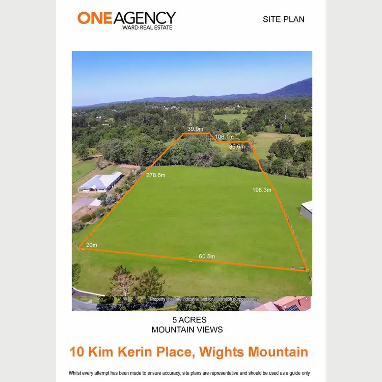 Floorplan of Homely land listing, 10 Kim Kerin Place, Wights Mountain QLD 4520