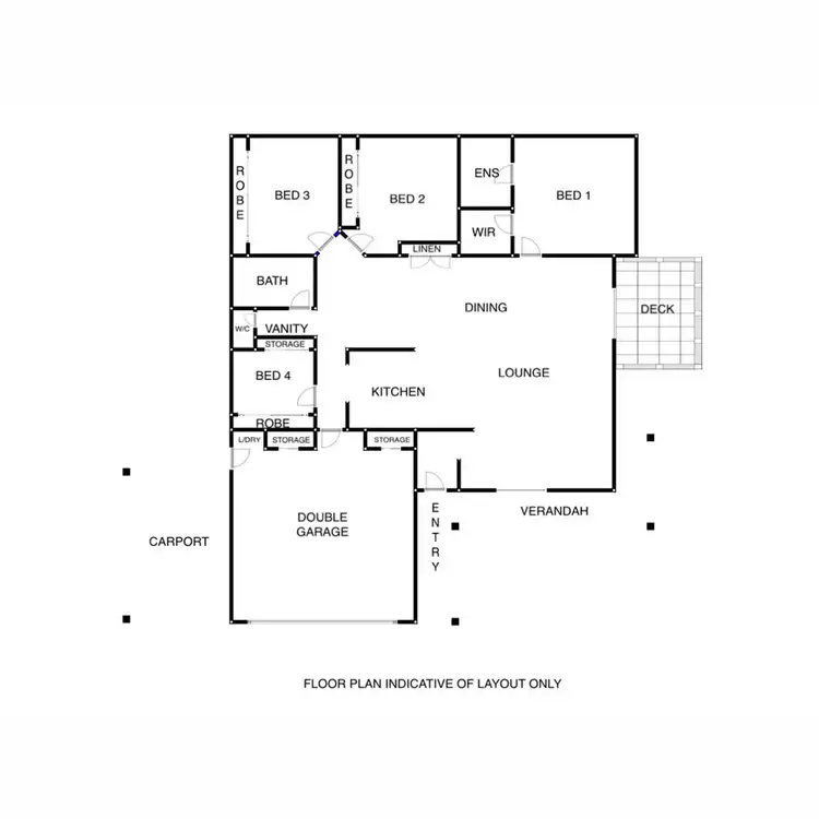 Floorplan of Homely house listing, 23D Clivia Crescent, Daisy Hill QLD 4127