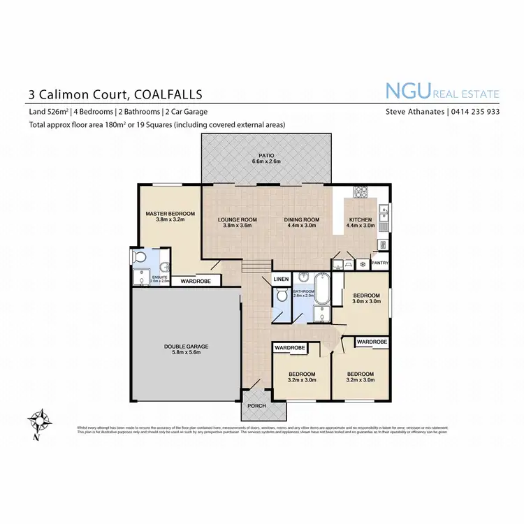 Floorplan of Homely house listing, 3 Calimon Court, Coalfalls QLD 4305