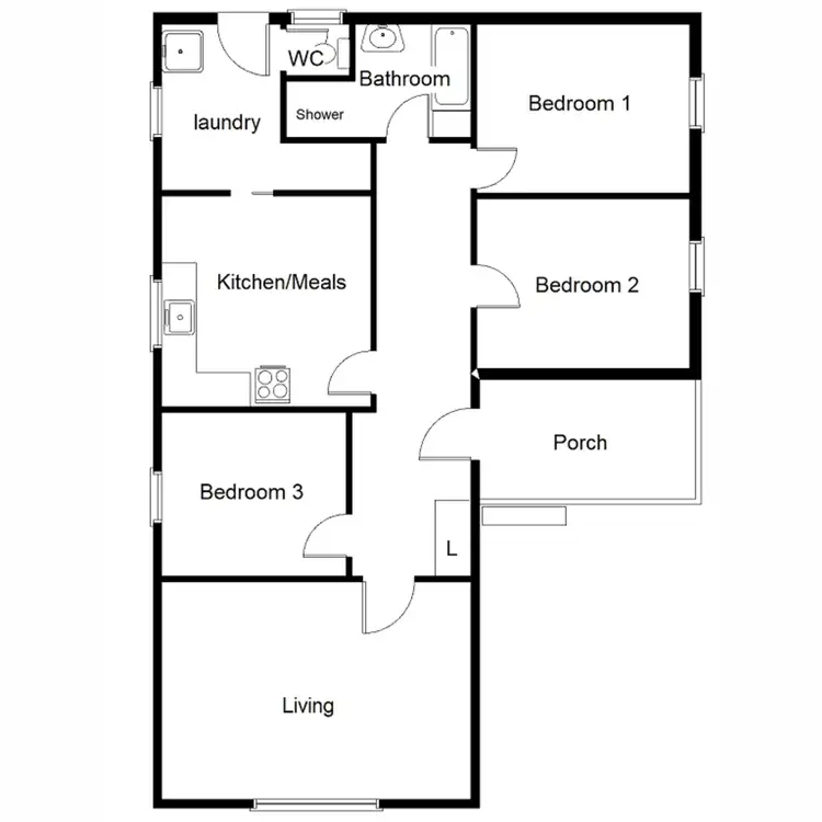 Floorplan of Homely house listing, 29 Pearce Street, Port Augusta SA 5700