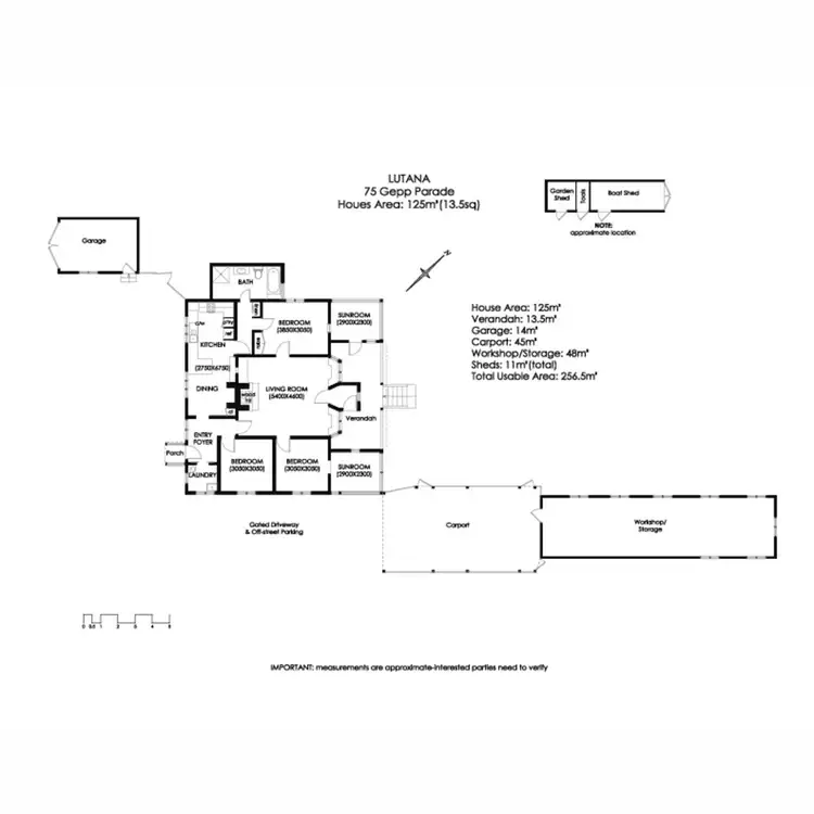 Floorplan of Homely house listing, 75 Gepp Parade, Derwent Park TAS 7009