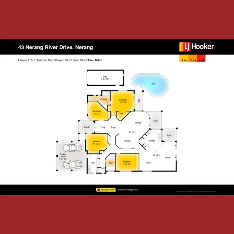 Floorplan of Homely house listing, 43 Nerang River Drive, Nerang QLD 4211