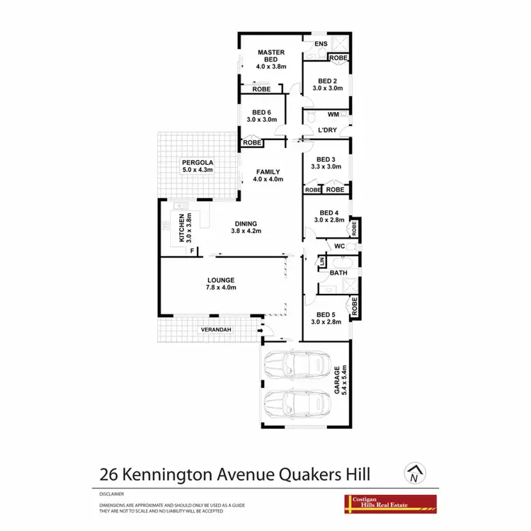 Floorplan of Homely house listing, 26 Kennington Avenue, Quakers Hill NSW 2763