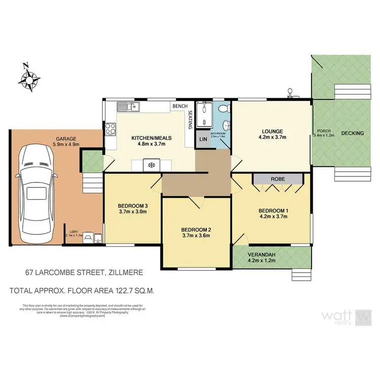 Floorplan of Homely house listing, 67 Larcombe Street, Zillmere QLD 4034