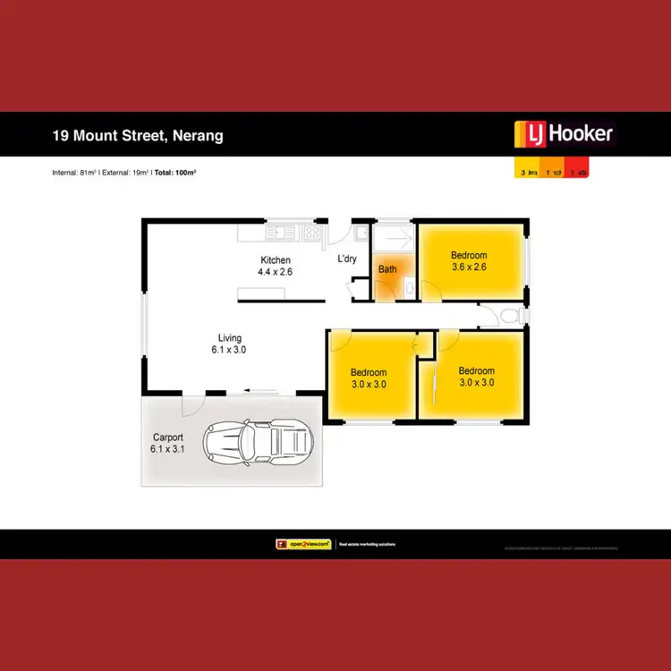 Floorplan of Homely house listing, 19 Mount Street, Nerang QLD 4211
