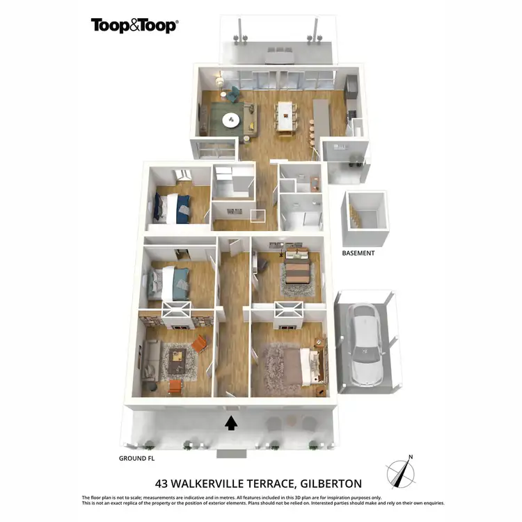 Floorplan of Homely house listing, 43 Walkerville Terrace, Gilberton SA 5081