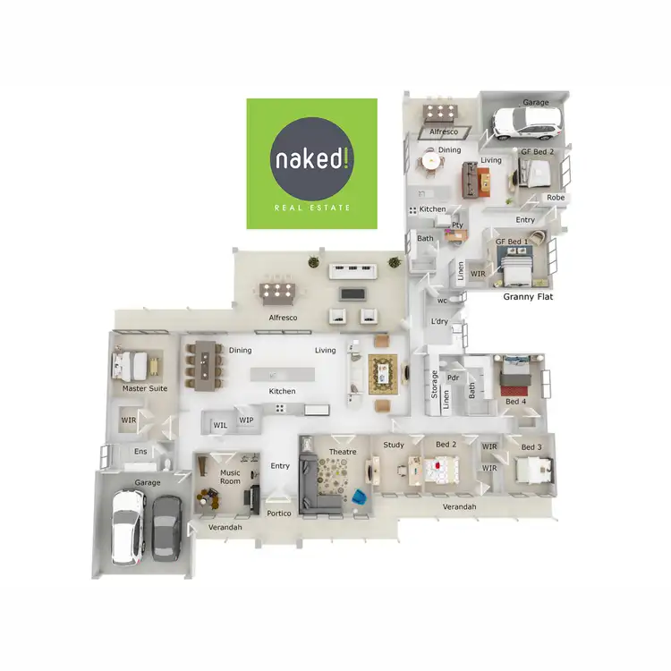 Floorplan of Homely house listing, 45 Meldrum Loop, Bedfordale WA 6112