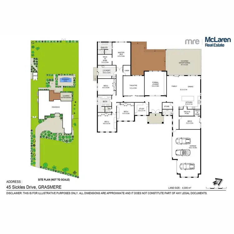 Floorplan of Homely rural property listing, 45 Sickles Drive, Grasmere NSW 2570