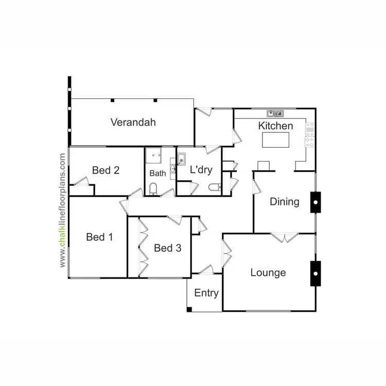 Floorplan of Homely house listing, 33 Curia Street, Mansfield VIC 3722