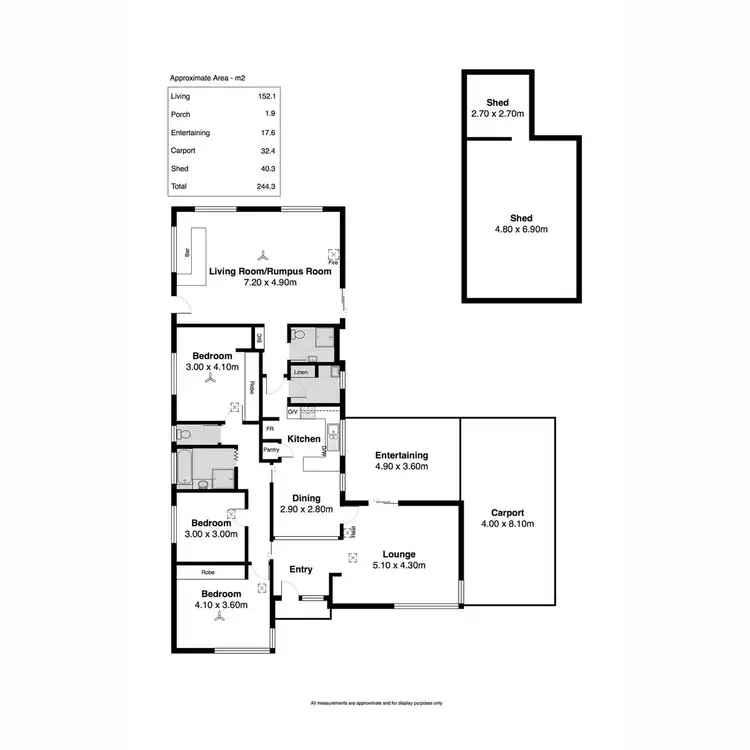 Floorplan of Homely house listing, 6 Martha Street, Seaford SA 5169