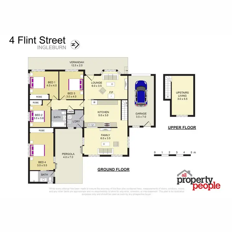 Floorplan of Homely house listing, 4 Flint Street, Ingleburn NSW 2565