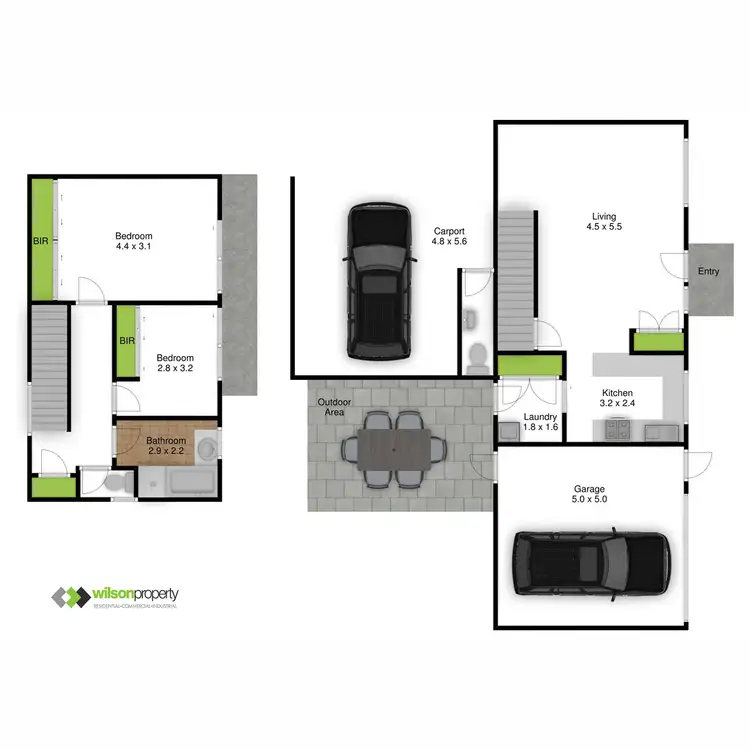 Floorplan of Homely unit listing, 4/16 Berry Street, Traralgon VIC 3844