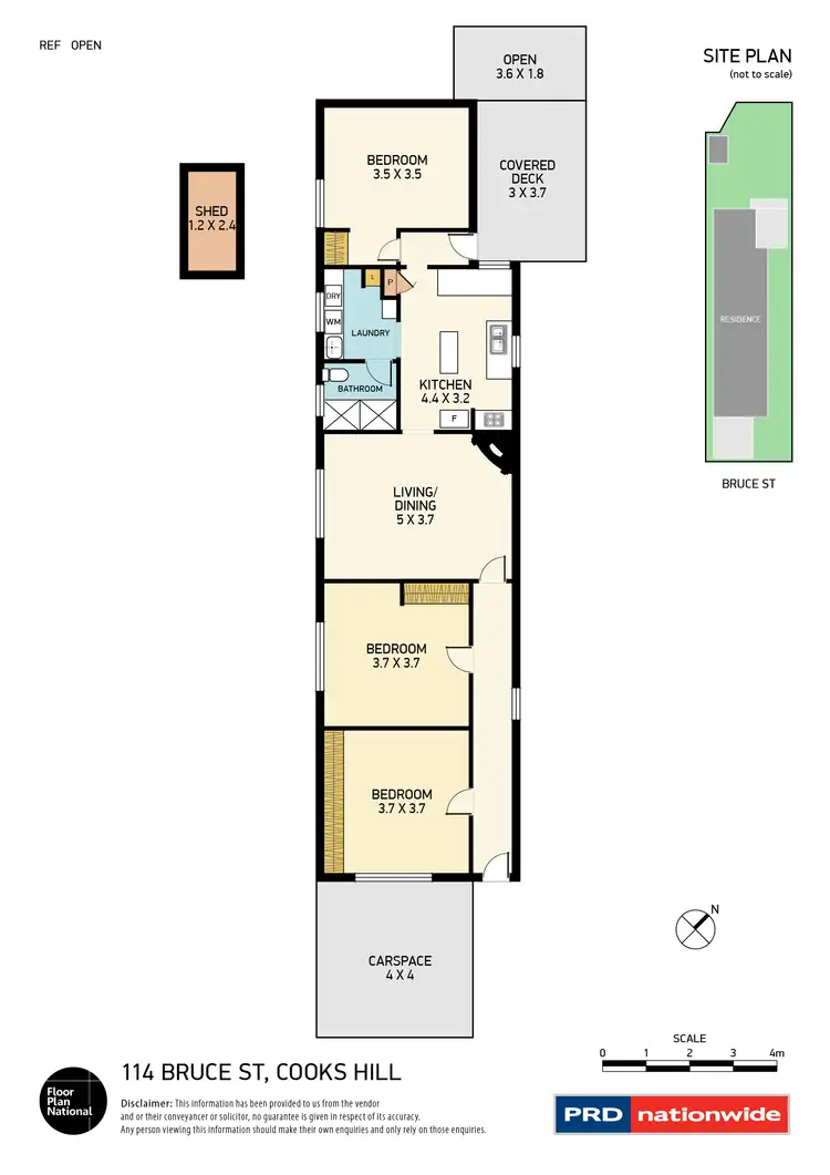 Floorplan of Homely house listing, 114 Bruce Street, Cooks Hill NSW 2300