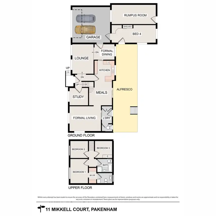 Floorplan of Homely house listing, 11 Mikkell Court, Pakenham VIC 3810
