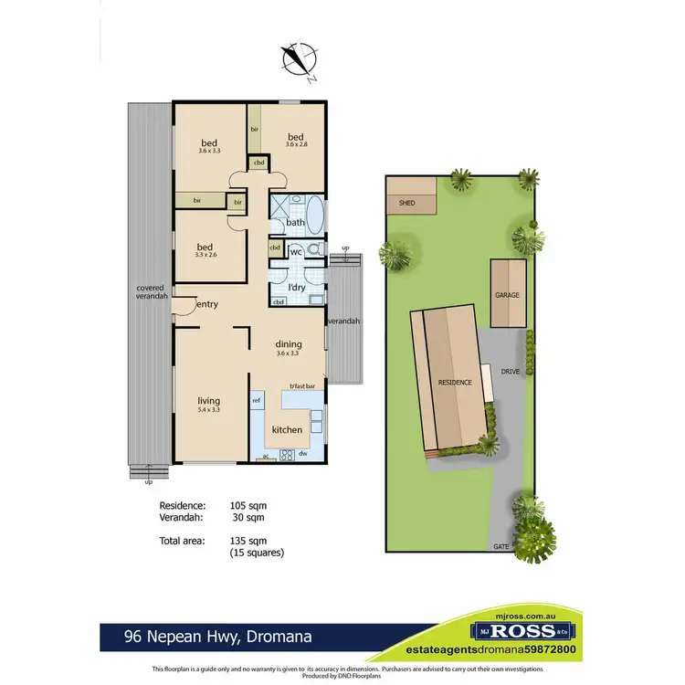 Floorplan of Homely house listing, 96 Nepean Highway, Dromana VIC 3936