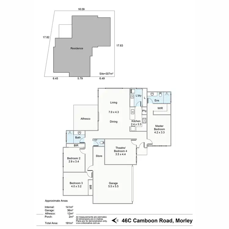 Floorplan of Homely house listing, 46 Camboon Road, Morley WA 6062