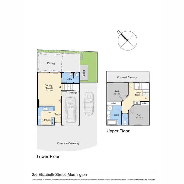 Floorplan of Homely house listing, 2/6 Elizabeth Street, Mornington VIC 3931