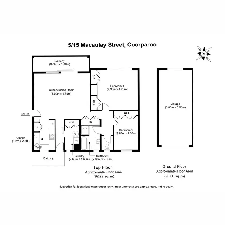 Floorplan of Homely apartment listing, 5/15 Macaulay Street, Coorparoo QLD 4151
