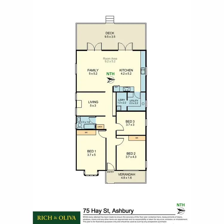 Floorplan of Homely house listing, 75 Hay Street, Ashbury NSW 2193