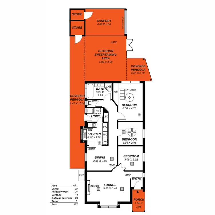 Floorplan of Homely house listing, 6/67-69 Stephen Terrace, St Peters SA 5069