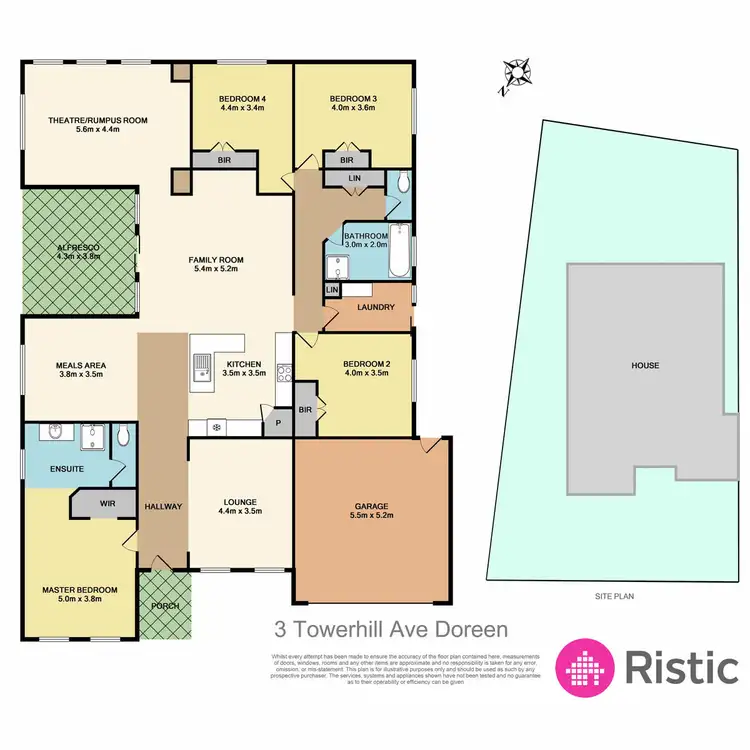 Floorplan of Homely townhouse listing, 3 Towerhill Avenue, Doreen VIC 3754